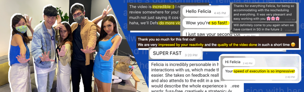 Testimonials from Byte Size Productions clients